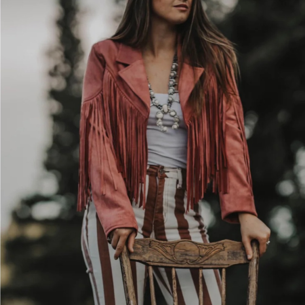 Dolly Fringe Jacket - small